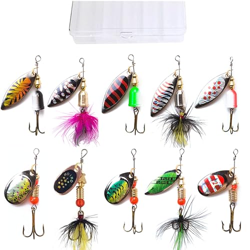 Trout Salmon Walleye Hard Metal Spinner Baits