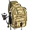 BaitSpace Fishing Sling Bag,Fishing Backpack w/ Rod & Beverage Holder