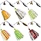 Fishing Lures Spinnerbait,Bass Fishing Lure Spinner Baits Kit Hard Metal