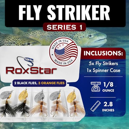 Fly Strikers Proven Nationwide to Out-Fish Any Spinner | Hand-Tied in The USA |Trout, Bass, Steelhead
