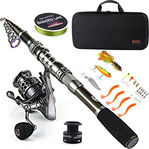  Telescopic Fishing Pole Spinning Reel Carrier Bag