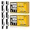2pcs Horizontal Fishing Rod Holder for Garage Wall Ceiling Mount
