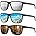Polarized Sunglasses for Men,Lightweight Sun Glasses w/ UV Protection for Driving Fishing Golf