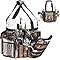 Fishing Bucket Organizer for 5gal Bucket,Ice Fishing Bucket Bag w/ Rod & Plier Holder