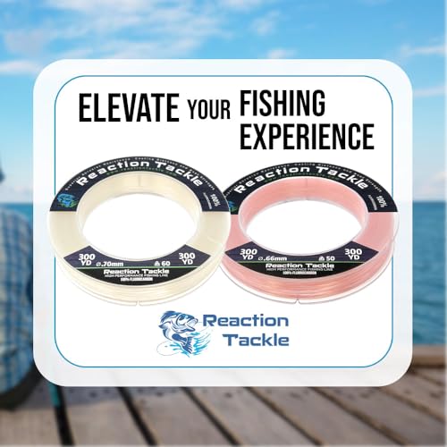 100% Pure Fluorocarbon Fishing Line - High Strength, Abrasion-Resistant, Fast-Sinking, Virtually Invisible