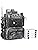 Fishing Tackle Backpack w/ Rod Holders,Bottle Holder,Storage Bag