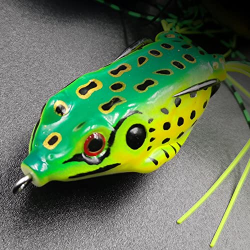 5pcs Frog Lure Ray Frog Topwater Fishing Crankbait Lures/Artificial Soft Bait