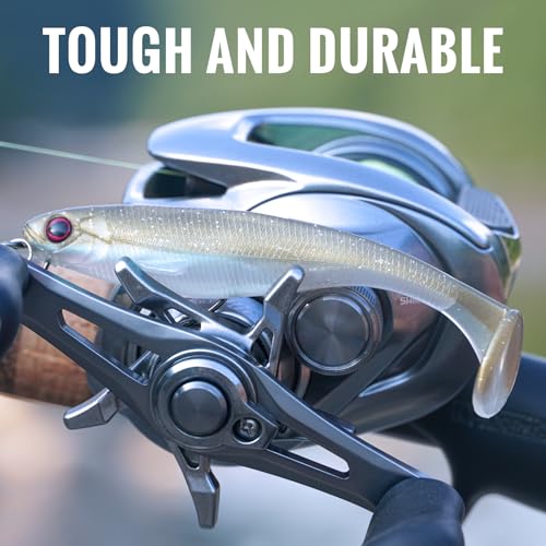 Durable Soft Fishing Lures for Crappie Trout Bass Walleye Panfish,Well-Made Easy Catching Baits