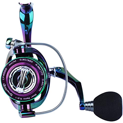 Colorful Fishing Reel 13+1 BB Light Weight Ultra Smooth Powerful Spinning Reels