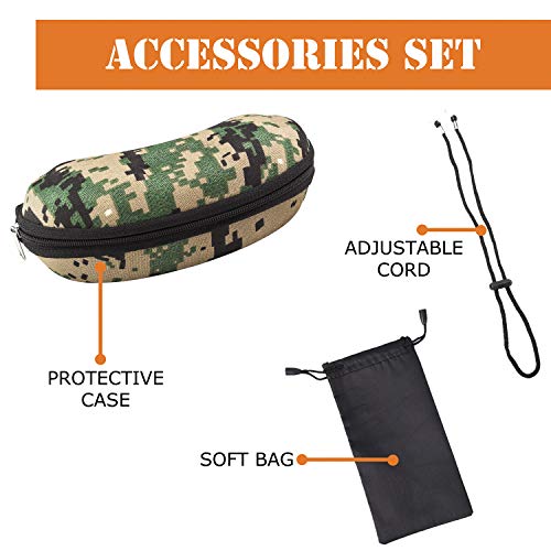Polarized Camouflage Sport Fishing Sunglasses for Men & Women - Fishing - Cycling
