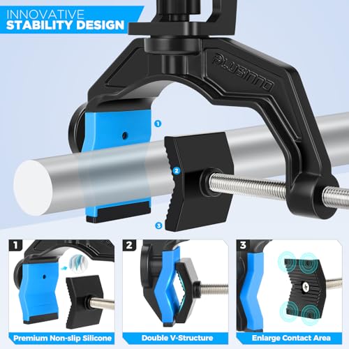 Fishing Rod Holders for Boat, Fishing Rod Holder with Enlarge Clamp
