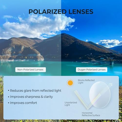 Polarized Sport Sunglasses for Men & Women for Driving Fishing Cycling Running, UV Protection