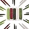 Wacky-Worms Bass Fishing Lure Kit-Wacky Rig Worms Soft Plastic Stick Baits-3-6"