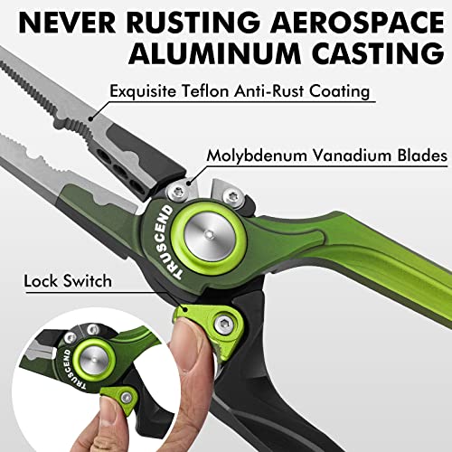 Lockable Handy Fishing Pliers w/ Innovative Ergonomical Handle