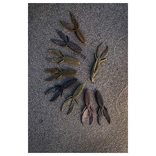 PowerBait MaxScent Creature Hawg w/ Ultra-realistic Texture- Soft Fishing Baits