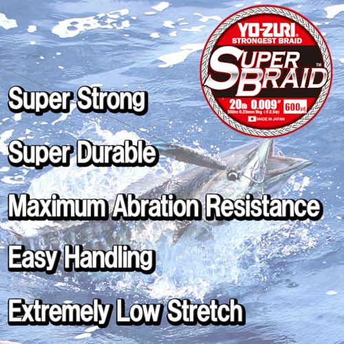 SuperBraid Dark Green 150 Yards Superbraid Fishing Line - Extremely Low Stretch