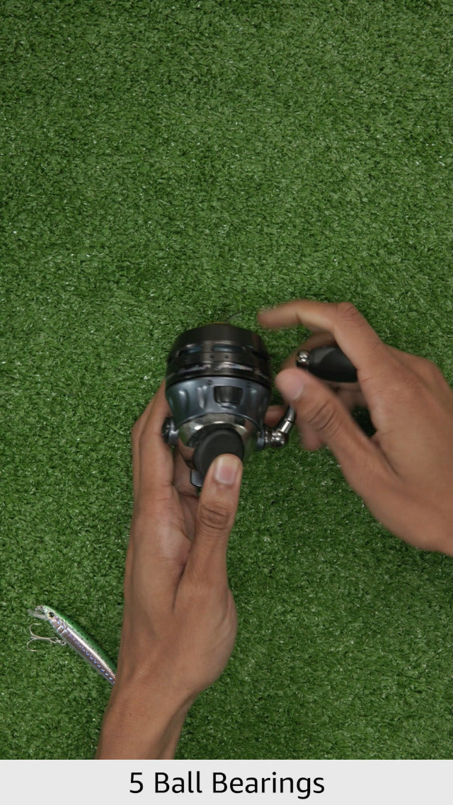 President Spincast Reel,Size 6 Fishing Reel,Right/Left Handle Position
