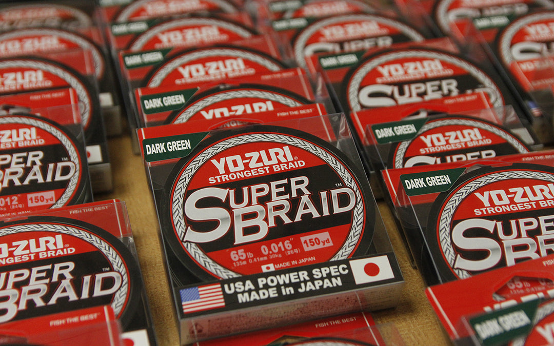 SuperBraid Dark Green 150 Yards Superbraid Fishing Line - Extremely Low Stretch