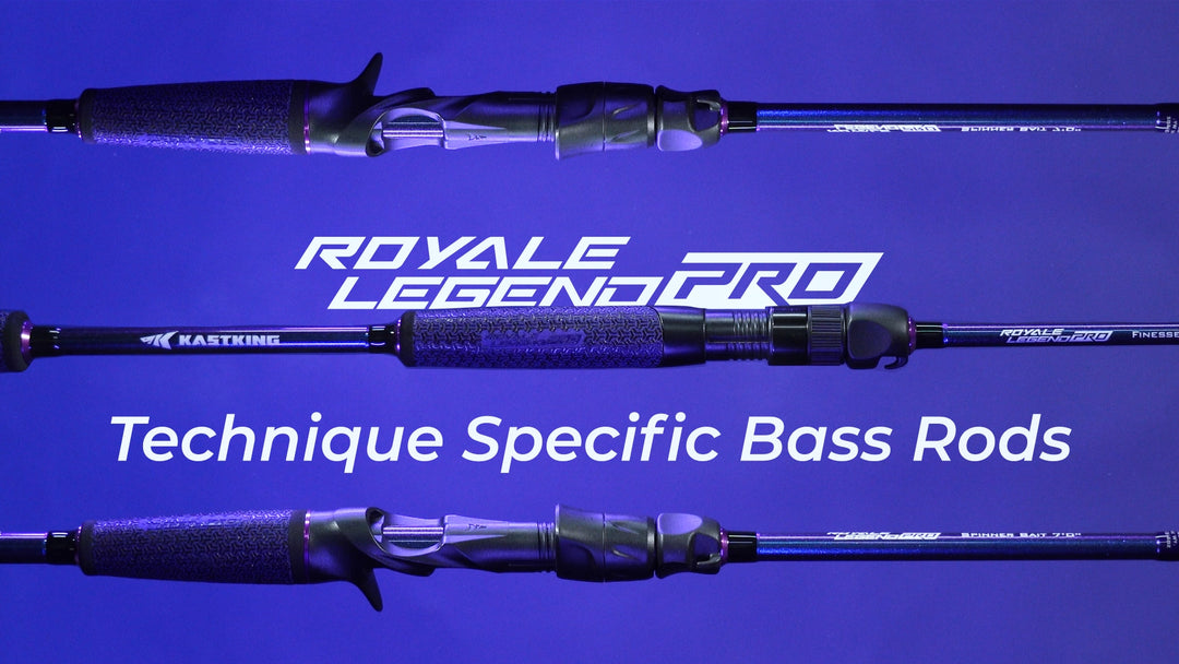Royale Legend Pro Technique Bass Fishing Rods,KastFlex IM7 Graphite Blanks