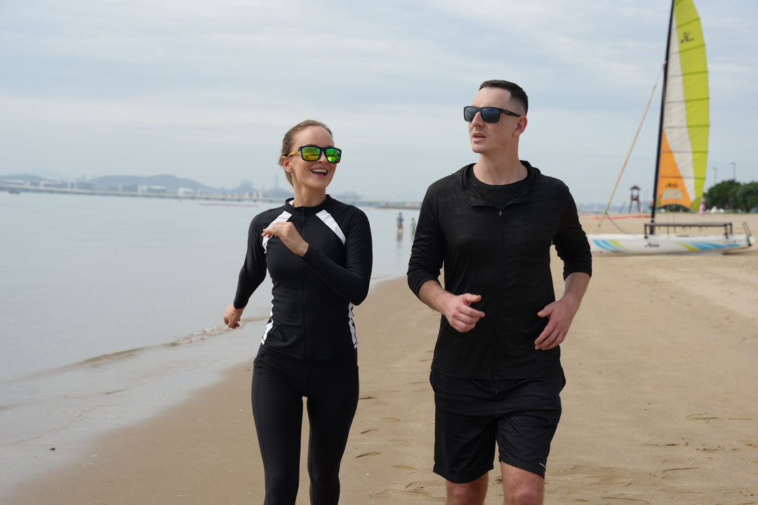 Fishing Polarized Sunglasses for Men Driving Running Golf Sports Glasses Square