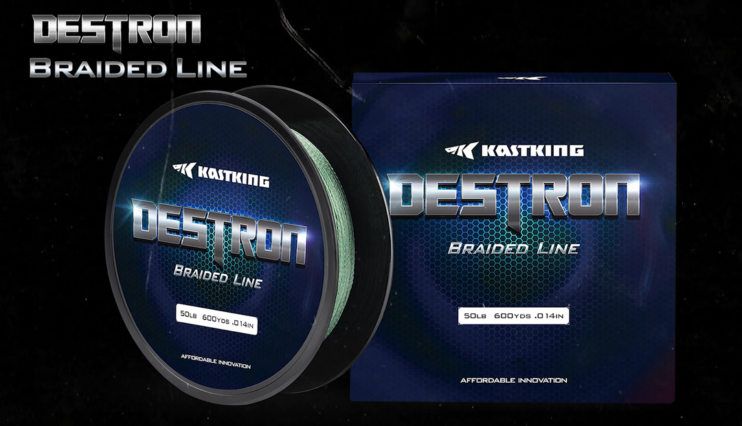Destron Braided Fishing Line, Highly Abrasion Resistant, Improved Knot Strength, Ultra-Thin Diameter Superline