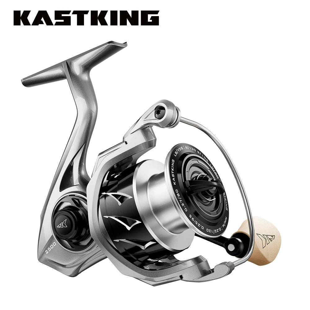 KastKing Spartacus III Innovative Water Resistance Spinning Reel 8KG Max Drag Power 198g Light Weight For Bass Pike Fishing