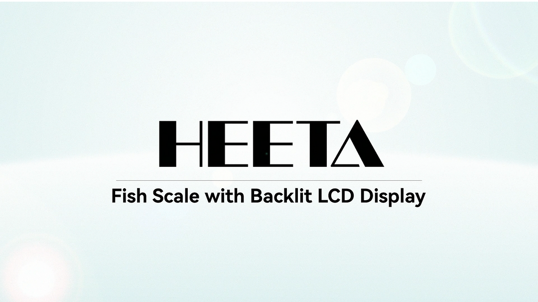 Fish Scale w/ Backlit LCD Display,Upto 110lb/50kg Digital Portable Hanging Fish Weight Scale