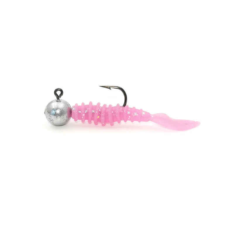 New 10pcs Wobblers mini Ocean Rock Fishing Soft Lures Rubber Soft Baits 3.5cm Soft Worm Artificial Baits Bass Silicone Fish