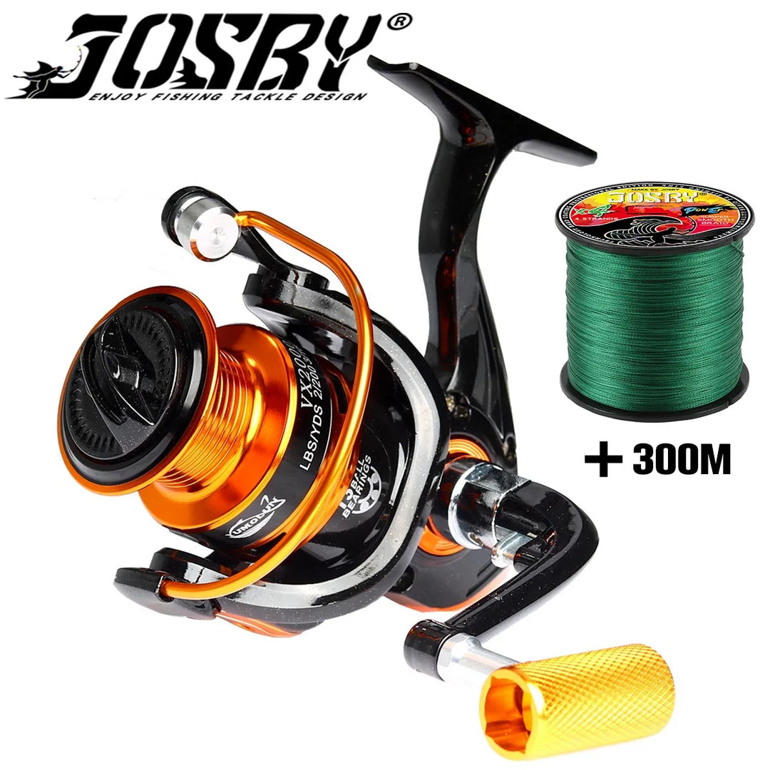 JOSBY NEW Fishing Reel Movement 1000~7000 Series 13 BB Accessories Metal Spool Spinning Wheel For Sea Saltwater Carp Pesca