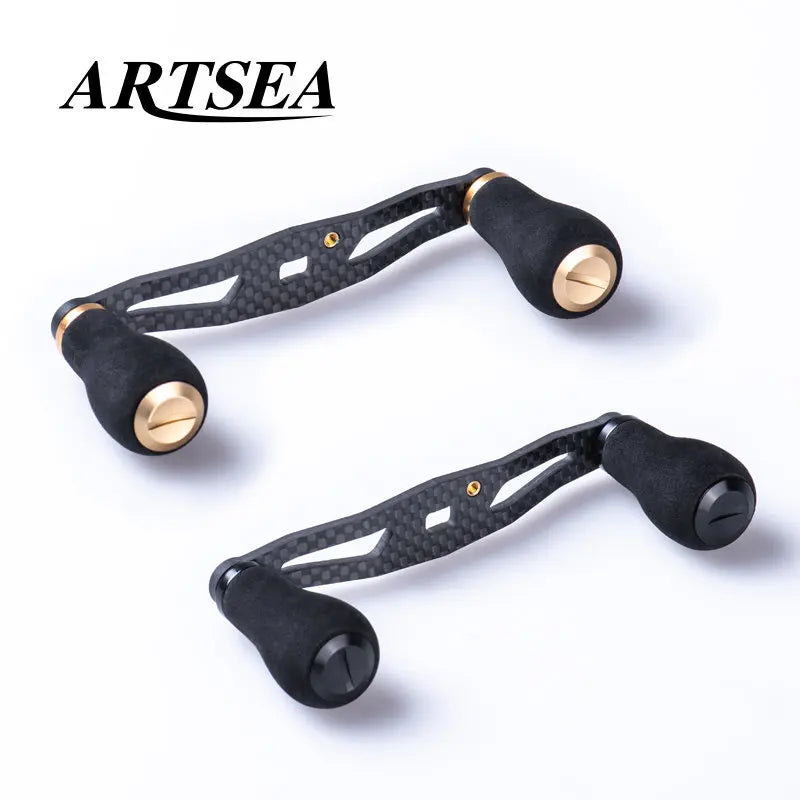 ARTSEA  Carbon Fiber Fishing Reel Handle EVA Knob for  Baitcasting  Reel  DIY Fish Accessories  Lure Tool