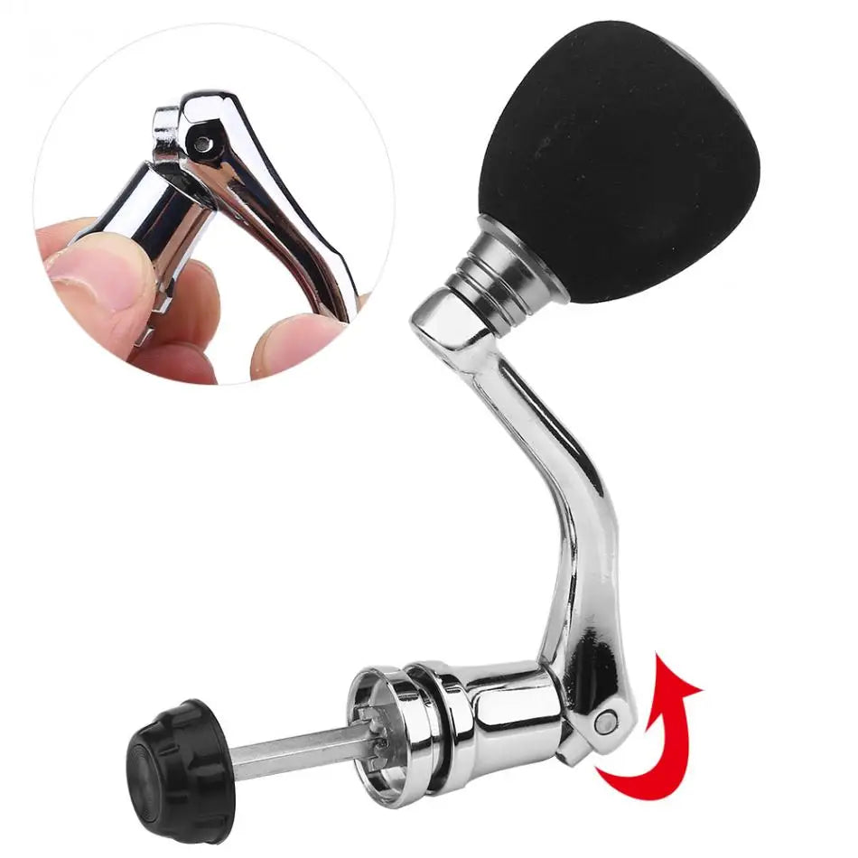 Reel Replacement Power Handle Fishing Reel Handle Knob Spinning Handle Metal Rocker Arm Grip For Spinning Fishing Reel Accessory