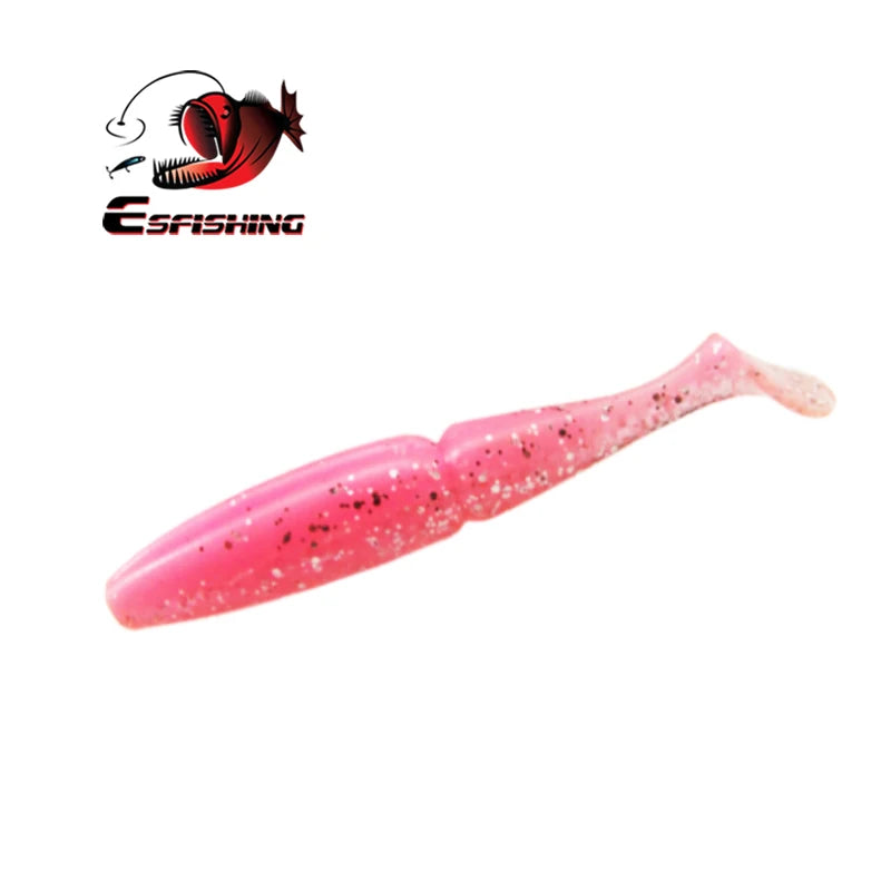 KESFISHING Easy Shiner 2"  Pesca Leurre Souple Artificial Silicone Simulation Soft Baits Injection Scent and Salts Fishing Lures