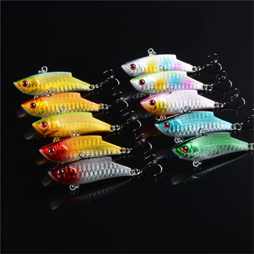 109pcs/Set Fishing Lures Minow/VIB/Crank  Bait Mix Hard Bait Mixed 12 Models High Quality Crankbait Wobblers Fishing Tackle