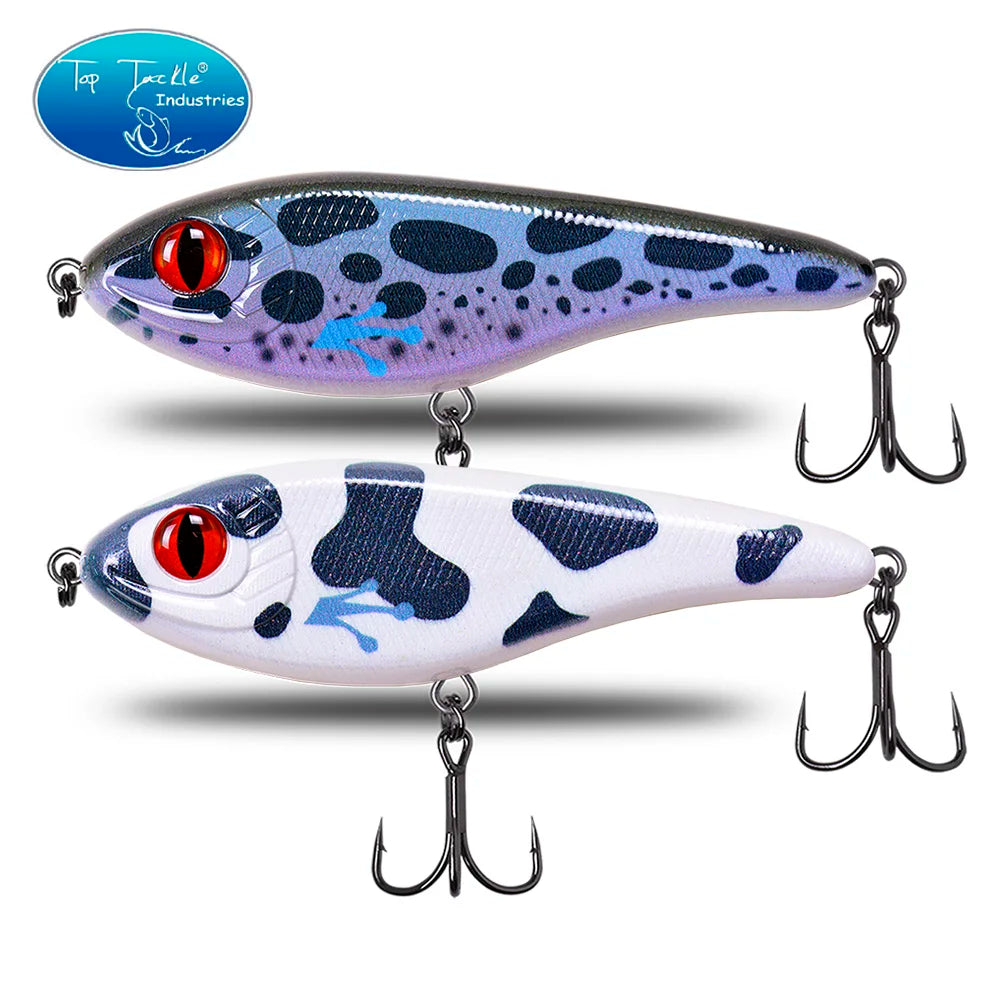 CF Lure 90mm/120mm/150mm (Color 1~24) Slow Sinking jerkbait musky pike slider Bass fishing lure Tackle