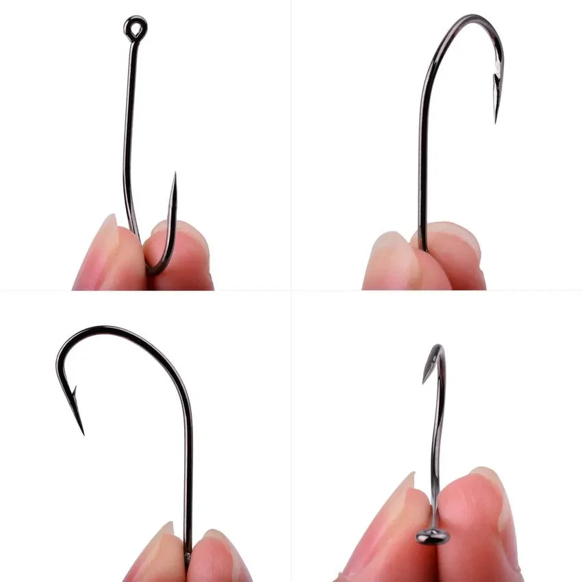 50PCS 10PCS / Box High Carbon Maruseigo Fishing Hook Fish Jig Hook Japan Carp Hook Fishing Circle Hooks Fly Fishing Tackle