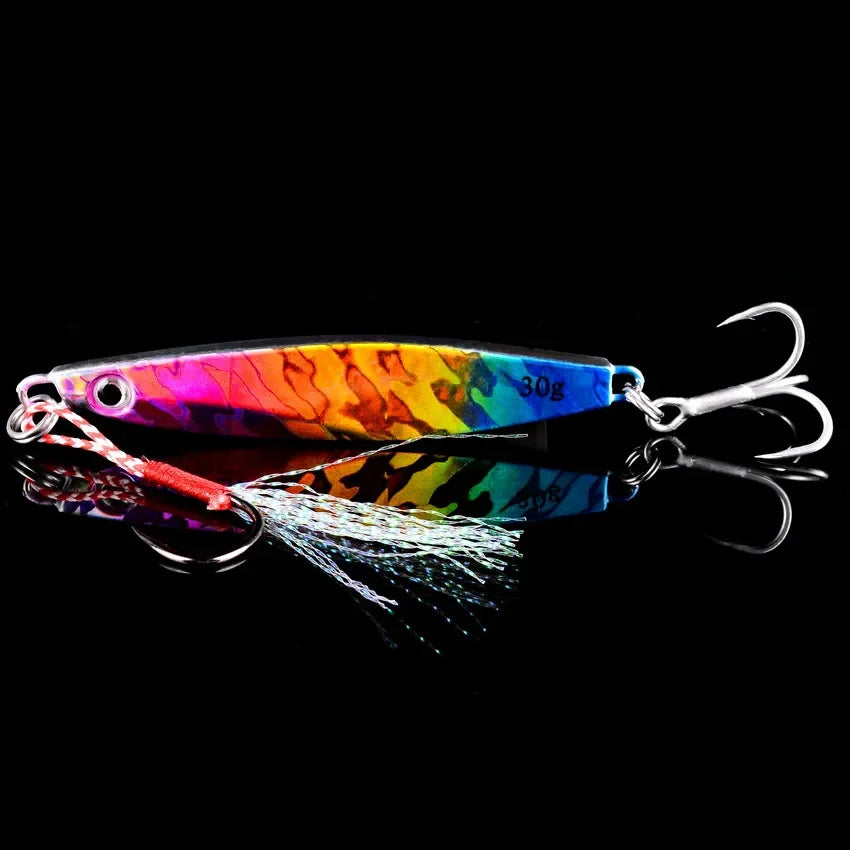 22PCS Metal Spoon Jigs Carp Fishing Lures Set 40g 30g 20g 17g 10g 7g  Crankbait Jig Spoons Wobbler Bait Sea Fishing Lures Pesca