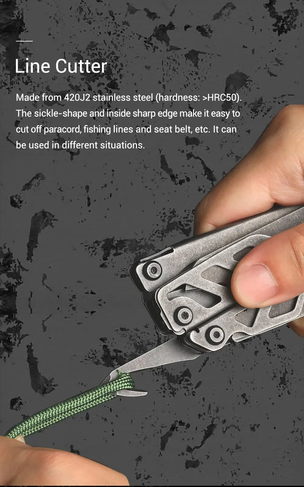 Nextool Flagship Pro Multitool with Kydex Sheath 16 in 1 Multi-tool Folding Pliers Portable Pocket Multipurpose Knife Scissors