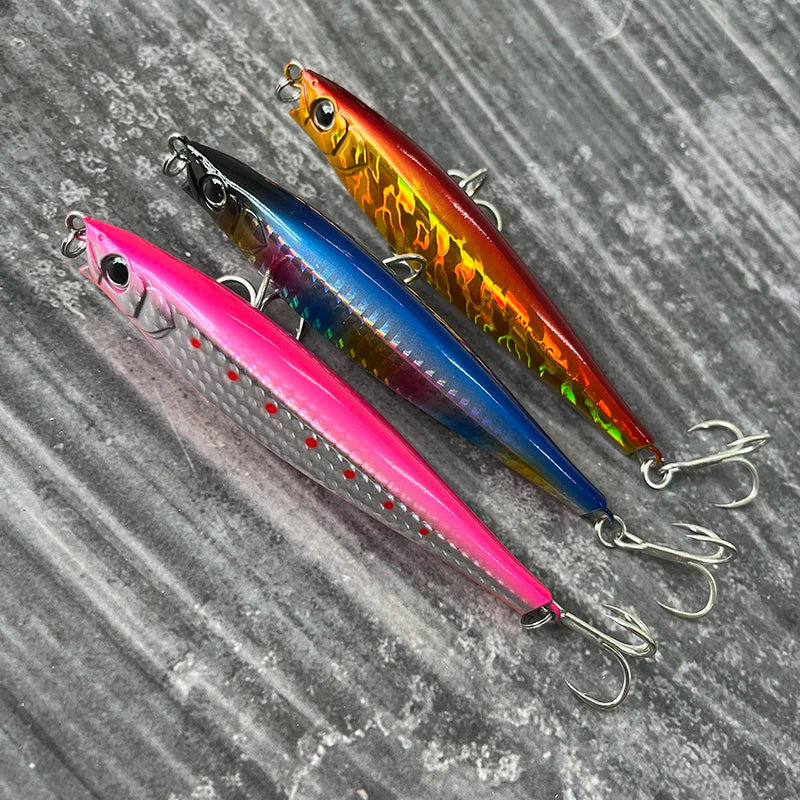 1Pcs 110mm 48g Sinking Minnow Pencil Fishing Lures Monster Shot Casting Saltwater Artificial Bait Tuna Swimbait Fishing Supplies