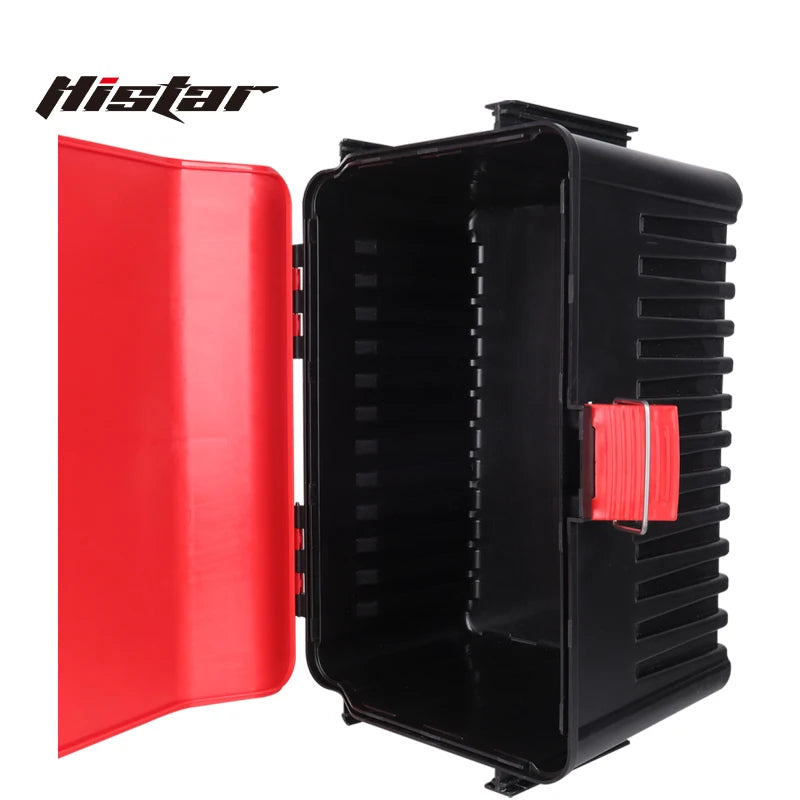 HISTAR With Rod & Cup Holder Thicken PP Anti-Pressure Big Capacity 1.8KG Lightweight Double Deck Casting Rod Fishing Tackle Box