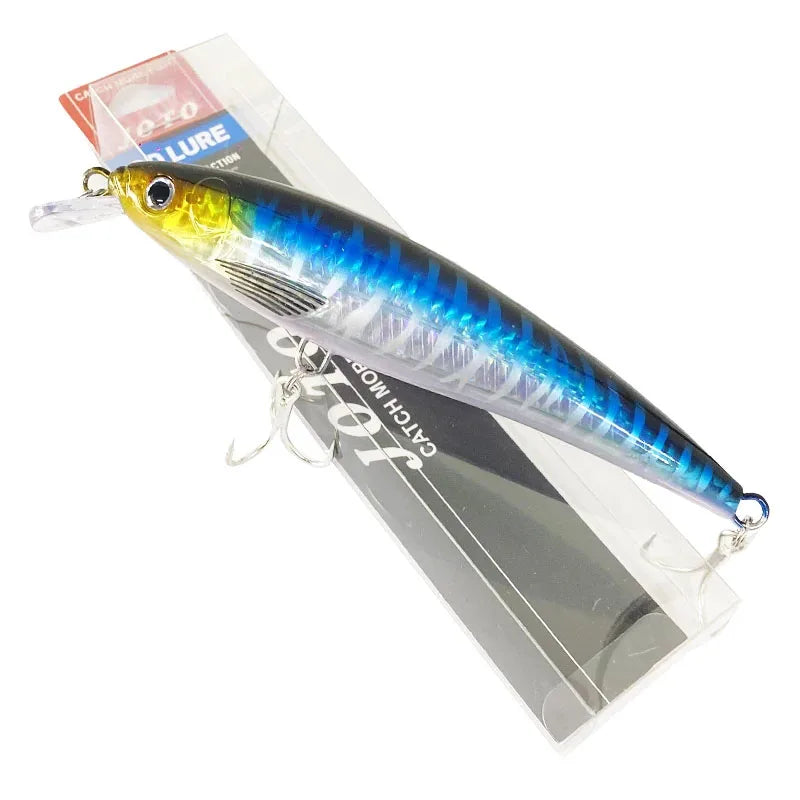 140mm 41g Big Floating Minnow Fishing Lures Laser Artificial Bait Saltwater Long Casting Trolling Wobblers UV Jerkbait Equipment