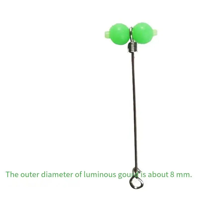 PD Fishing Gear Luminous Gourd Swivel Fishing Set String Hooks Sea Fishing Bracket Splitter Balance Connector