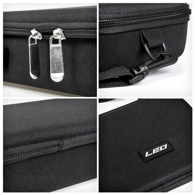 Fishing Bag Portable Folding Fishing Rod Reel Bag Fishing Pole Gear Tackle Tool Carry Case Carrier Travel Storage Bag Organizer