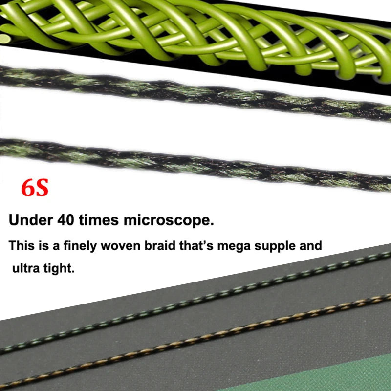 20m Carp Fishing Line Soft Hook Link Carp Hooklink Uncoated Braid Line for Hair Rig 15IB 25IB 35IB Carp Coarse Fishing Tackle