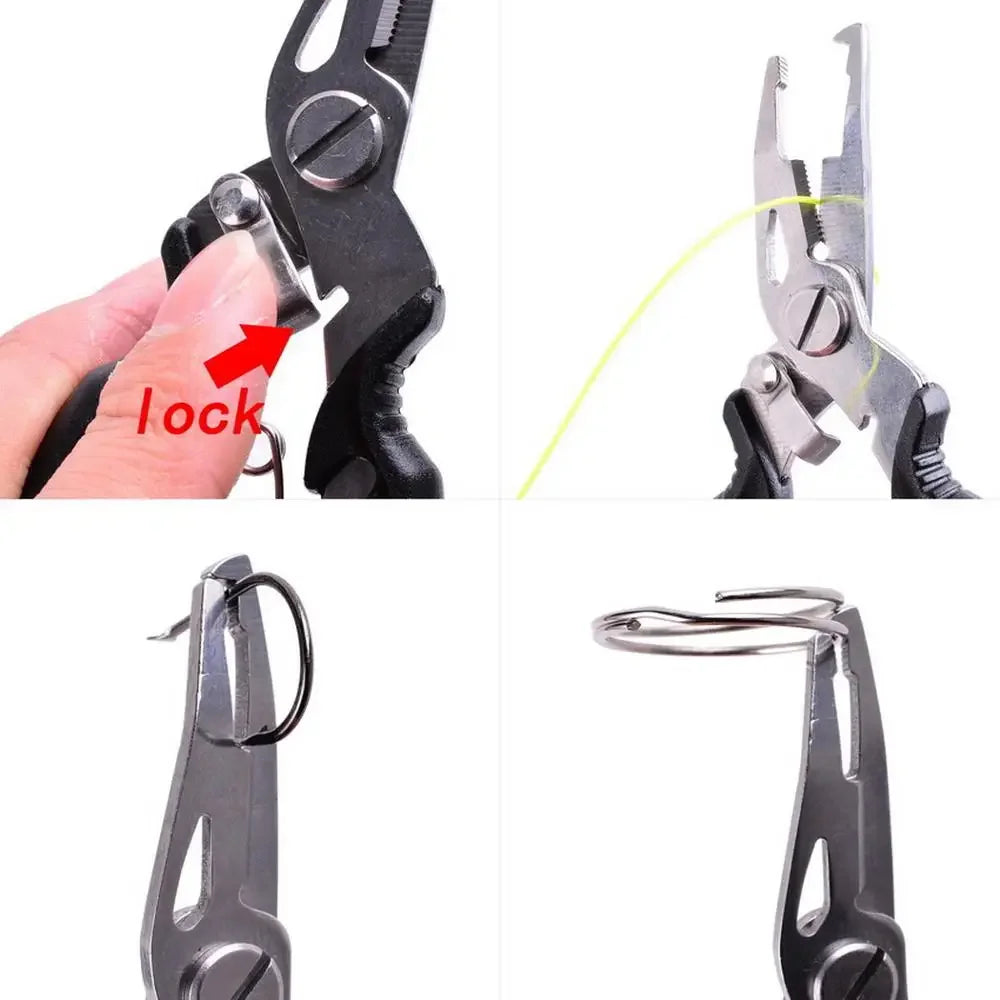 Fishing Plier Scissor Braid Line Lure Cutter Hook Remover etc. Fishing Tackle Tool Cutting Fish Use Tongs Multifunction Scissors