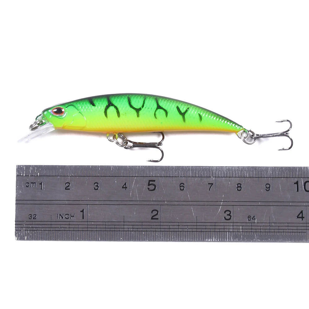 1PC Laser Slowly Sinking Minnow Fishing Lure 8cm 9g Artificial Japan Hard Bait Bass Pike Wobblers Crankbait Carp Fishing