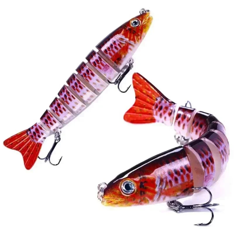 Multi Section Lua Bait Fish 12.8cm 18g Artificial Fish Hard Bait Micro-object Luya Dogfish Fake Bait Sea Fishing