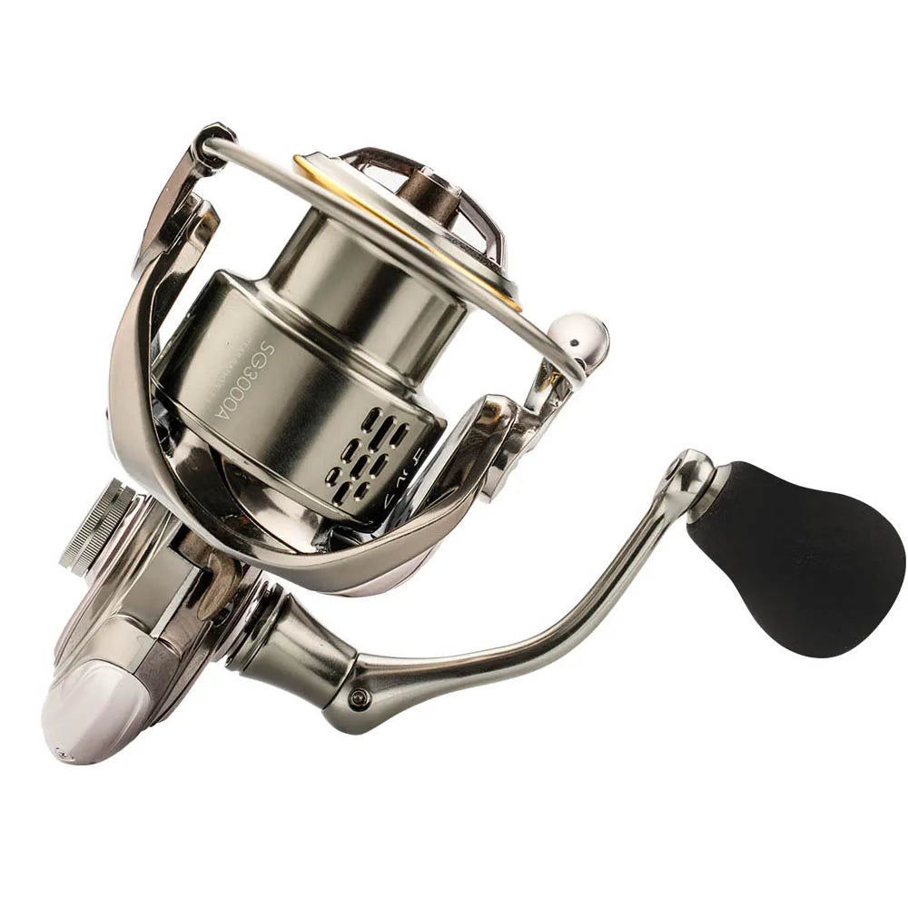 Fishing Reel 1000-6000 5.2:1 9+1BB Fishing Reels MAX Drag 10-25KG Power Spinning Reel Metal body Reel For Seawater Reel