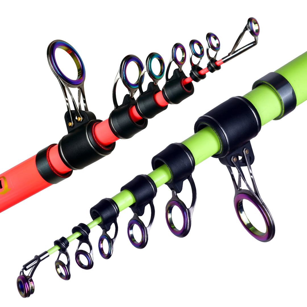 BIUTIFU Telescopic Surf Shore Casting Fishing Rods 4.25/4.5/5.0m T1000 Carbon Spinning Power 80-200g Throwing Long distance Pole