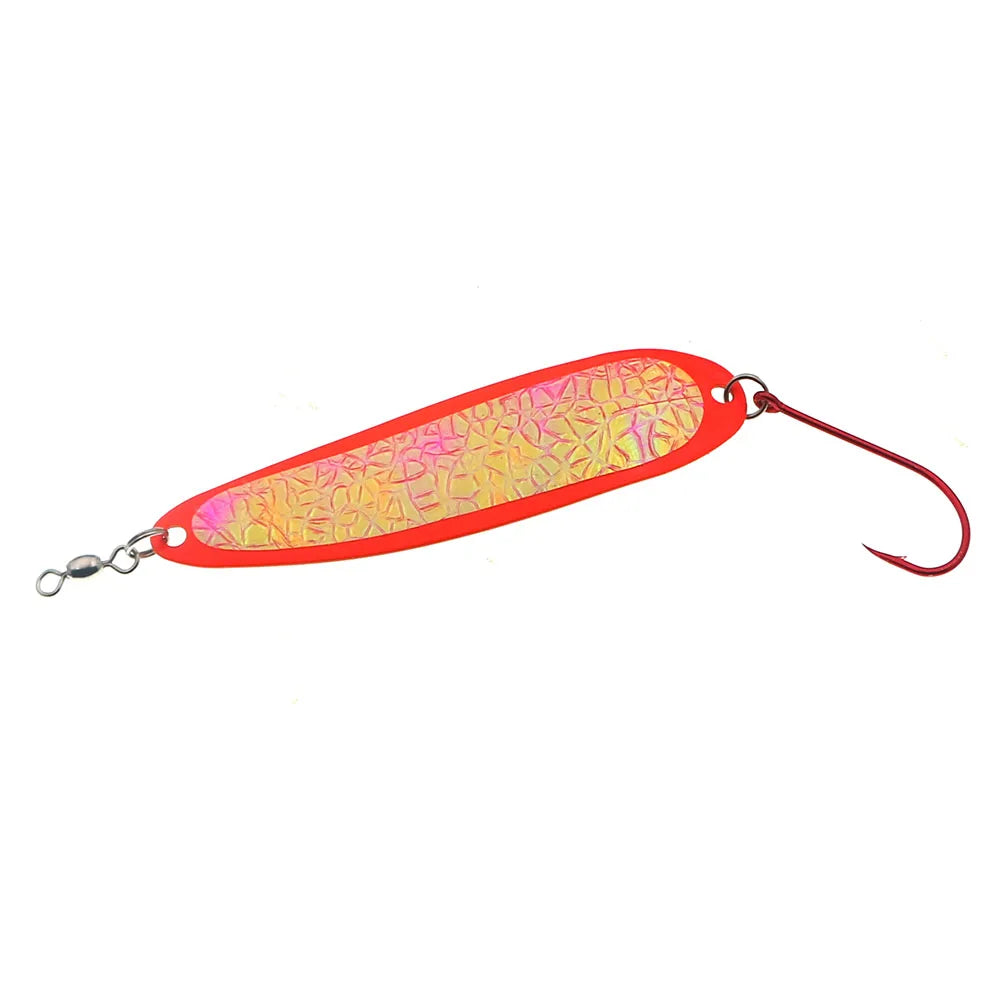 Spinner Spoon Metal Lures 24g Single Hook Artificial Bait  Fishing Tackle