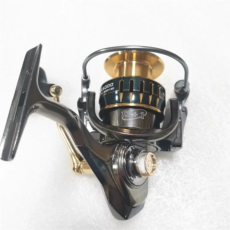 Okuma  Rotating Drum 22KG Resistance 13+1 Roll Zhuhai Fishing Spinning Wheel Full Metal Wire Cup Fishing Line Wheel 1000-7000